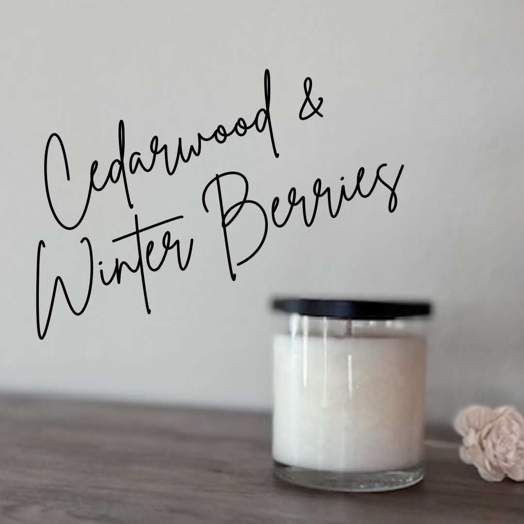 Cedarwood &amp; Winter Berries 11oz Soy Candle