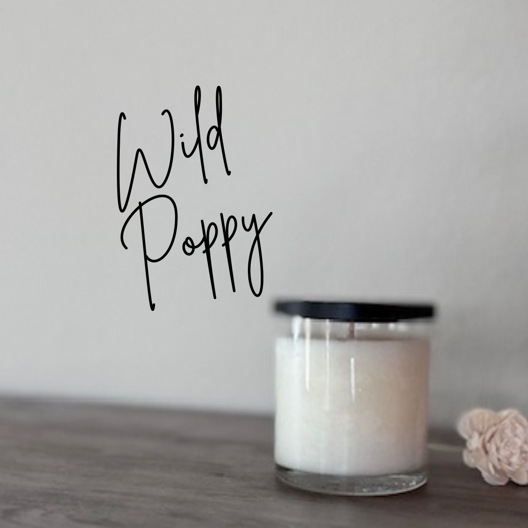 Wild Poppy 11oz Soy Candle