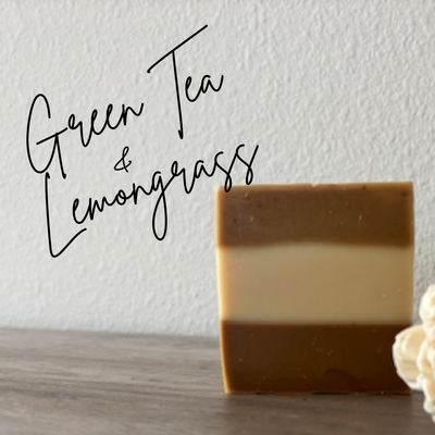 Green Tea &amp; Lemongrass Artisan Soap - 5oz