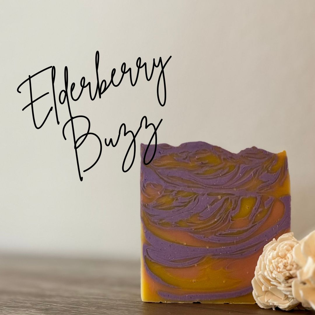 Elderberry Buzz Artisan Soap - 5oz
