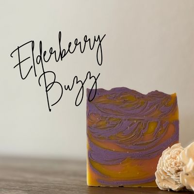 Elderberry Buzz Artisan Soap - 5oz