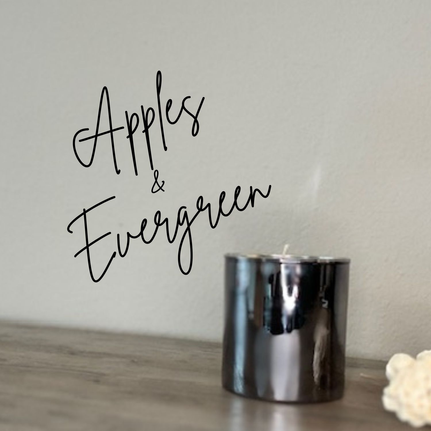 Apples &amp; Evergreen 11oz Soy Candle