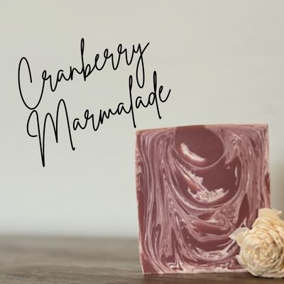 Cranberry Marmalade Artisan Soap - 5oz