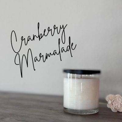 Cranberry Marmalade 11oz Soy Candle