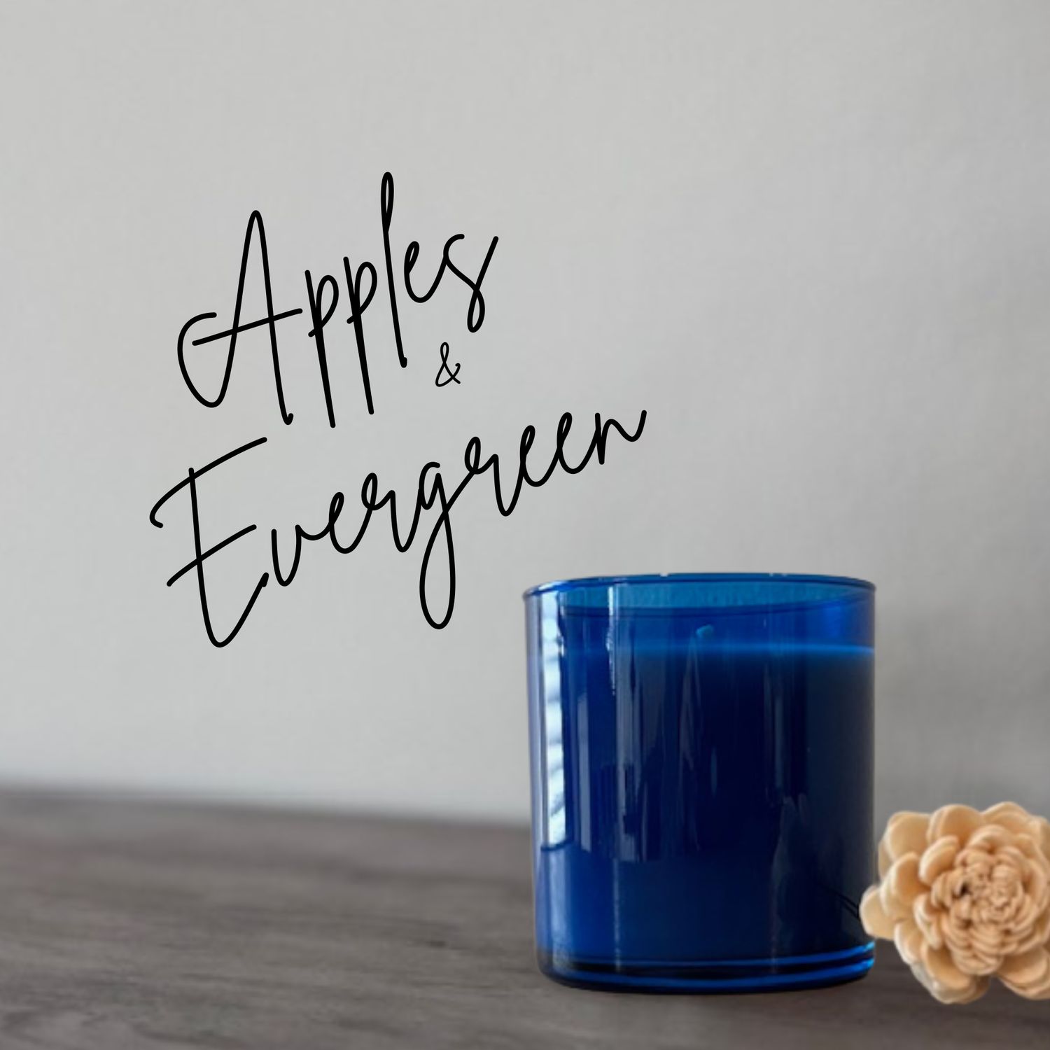 Apples &amp; Evergreen 11oz Soy Candle
