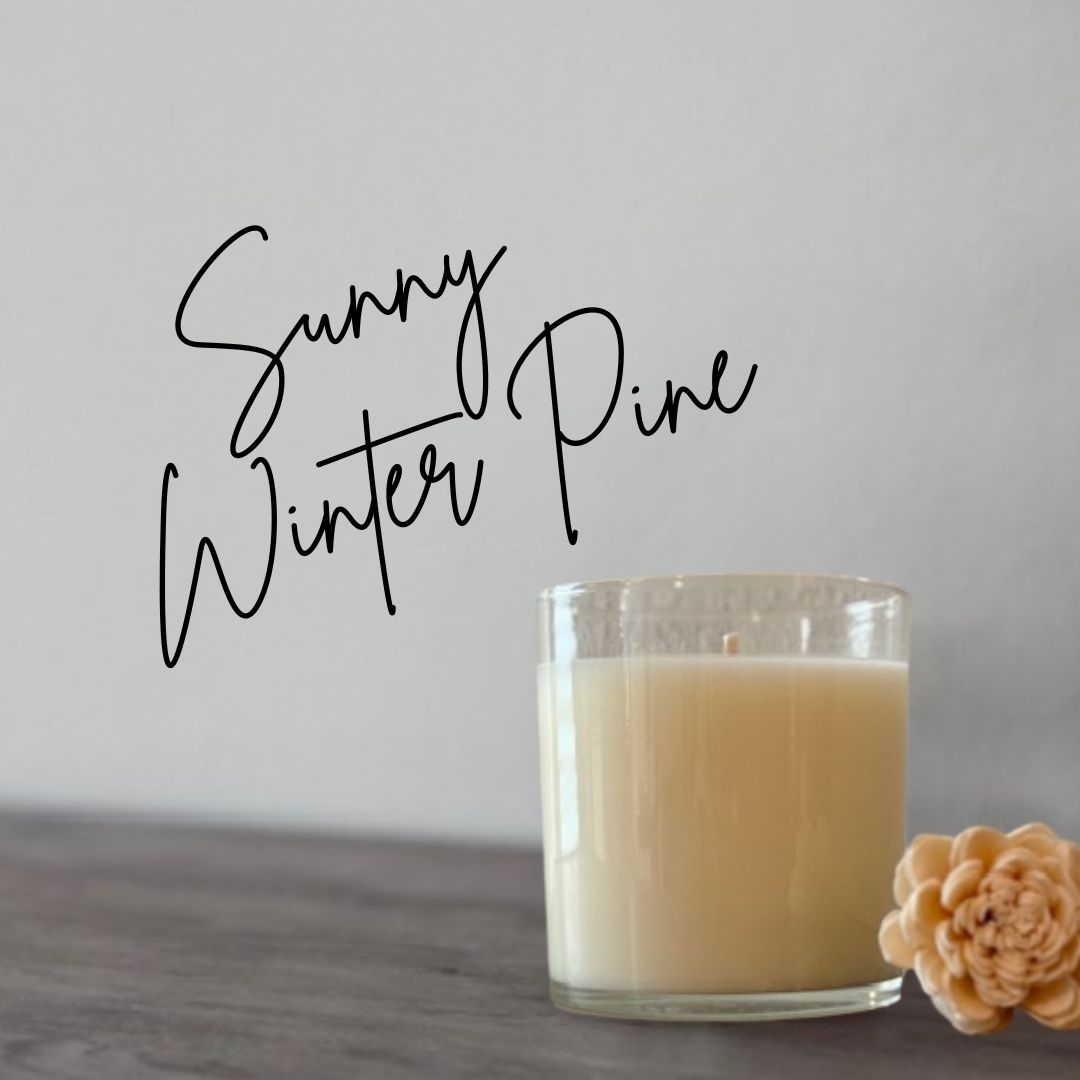 Sunny Winter Pine 11oz Soy Candle