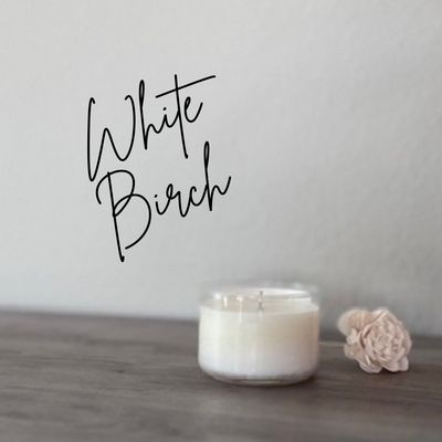 White Birch 4oz Soy Candle