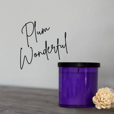Plum Wonderful 11 Soy Candle