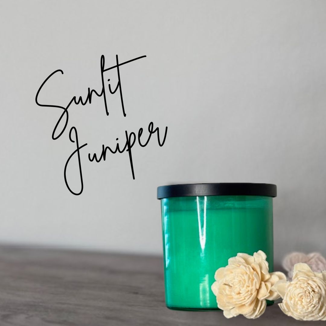 Sunlit Juniper 11oz Soy Candle
