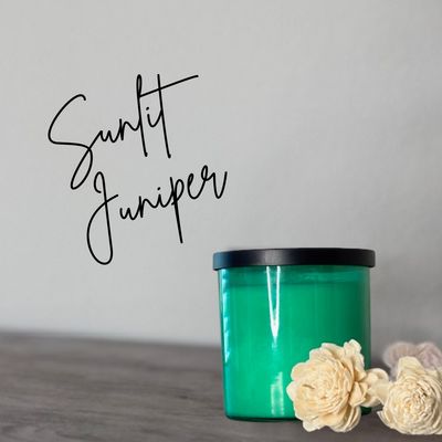 Sunlit Juniper 11oz Soy Candle