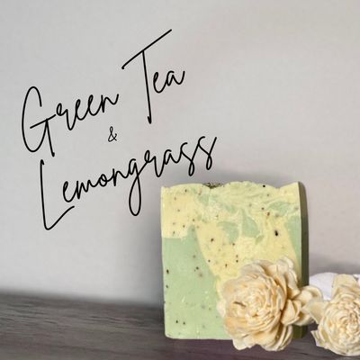 Green Tea &amp; Lemongrass Artisan Soap - 5oz