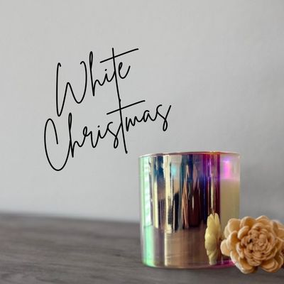 White Christmas 11oz  Soy Candle