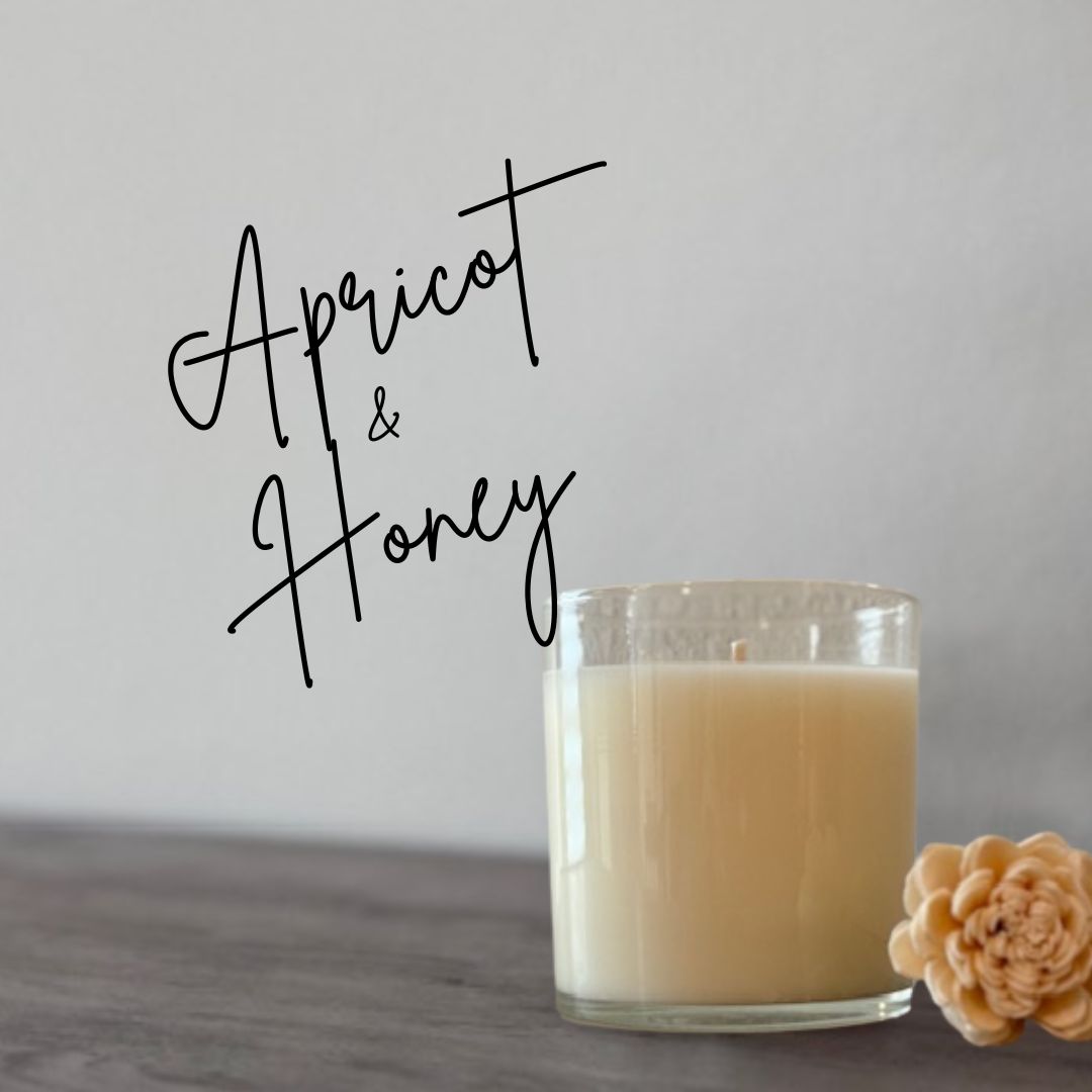 Apricot &amp; Honey 11oz Soy Candle