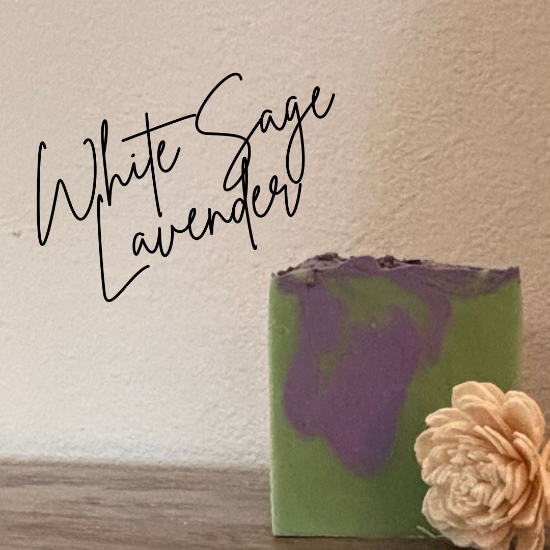 White Sage Lavender Artisan Soap - 5oz