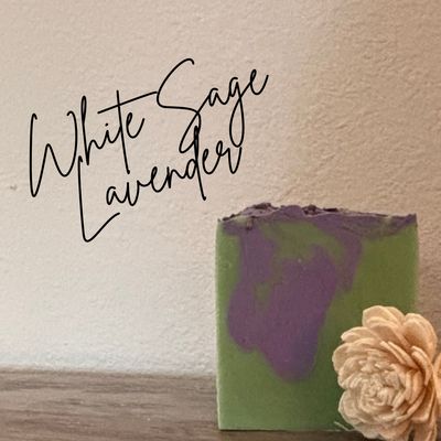 White Sage Lavender Artisan Soap - 5oz