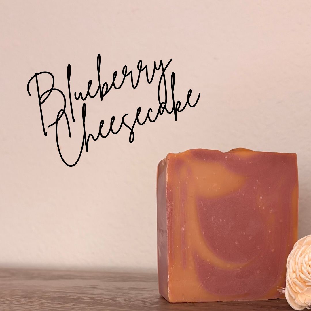 Blueberry Cheesecake Artisan Soap - 5oz