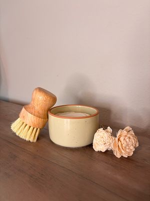 Solid Dish Soap &amp; Brush - Spring Green