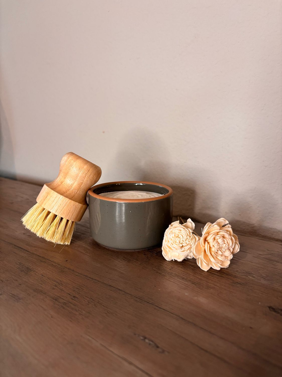 Solid Dish Soap &amp; Brush - Charcoal