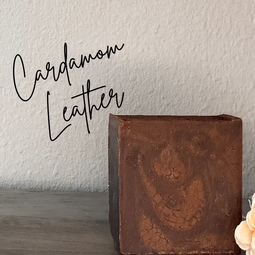 Cardamom Leather Artisan Soap - 5oz