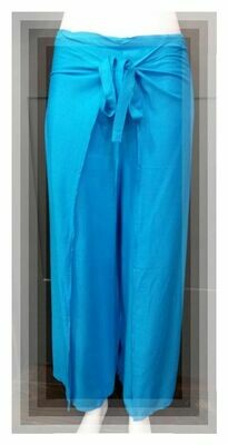 Blue Wrap Pants