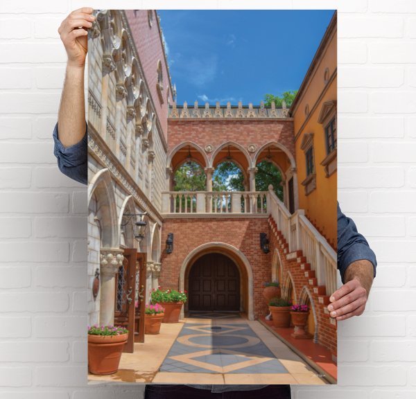 Brick and Wooden Doors