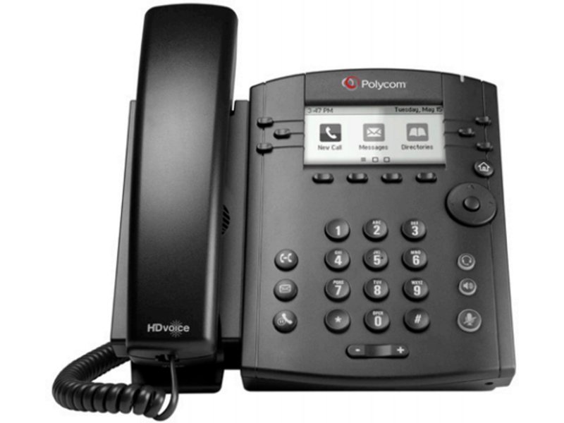Polycom VVX 300 with Power Supply Polycom VVX 300 with Power Supply
