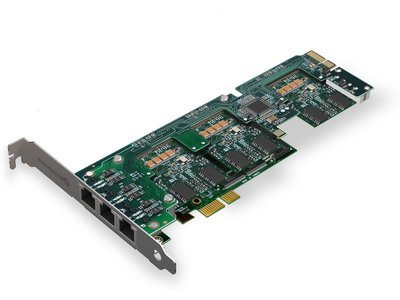 Sangoma A500 2-24 Port Scalable S/T BRI w/ Echo Cancellation. PCIe