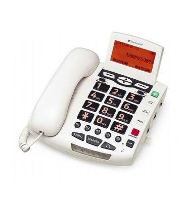 Clear Sound WCSC600 Amplified Big Button Speaker Phone 50dB White