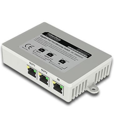 CyberData 011258 2 Port PoE Gigabit Port Mirroring Switch