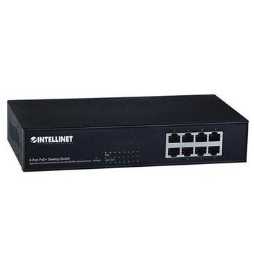 Intellinet 560764 8 Port PoE+Desktop Switch