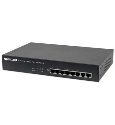 Intellinet 561075 8-Port Fast Ethernet PoE+Switch