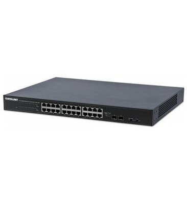Intellinet 561143 24 Port Gigabit Ethernet PoE+Switch