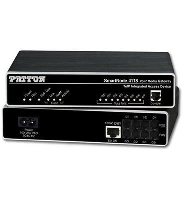 Patton SN4118-JS-EUI SmartNode 8 FXS VoIP Gateway SIP Patton SN4118-JS-EUI SmartNode 8 FXS VoIP Gateway SIP