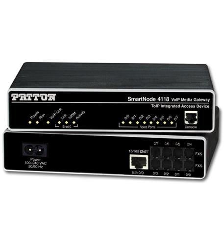 Patton SN4118-JS-EUI SmartNode 8 FXS VoIP Gateway SIP Patton SN4118-JS-EUI SmartNode 8 FXS VoIP Gateway SIP