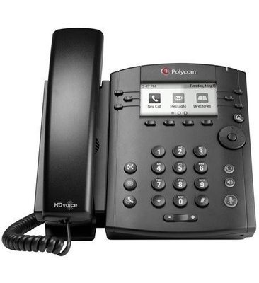 Polycom, Inc. 2200-46135-001 VVX 300 IP BUSINESS PHONE WITH AC POWER