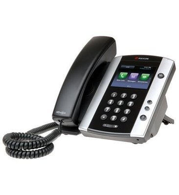 Polycom, Inc. 2200-48500-025 VVX 501 12-Line IP Phone w/ Touchscreen