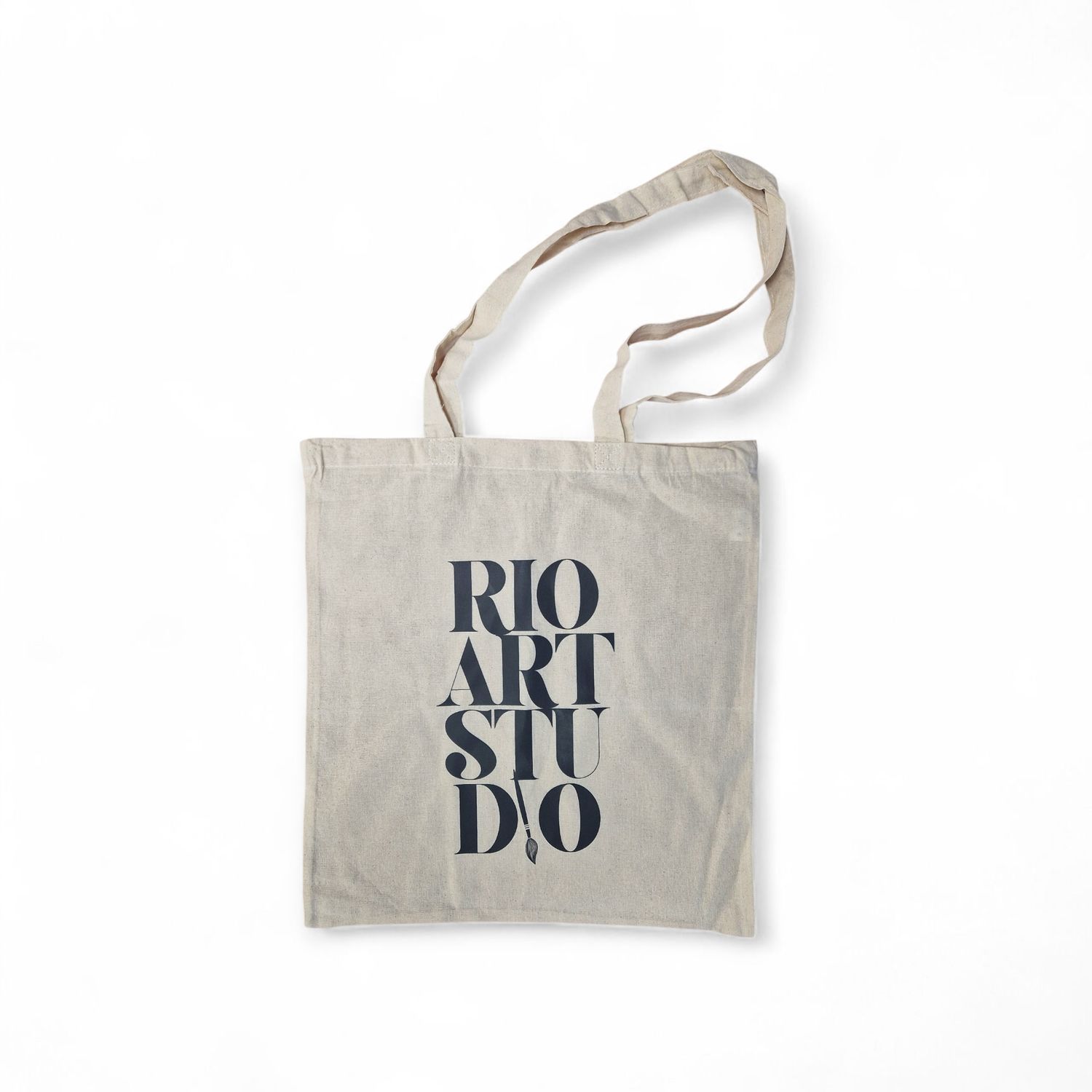 Torba naturalna z logo RIOARTSTUDIO