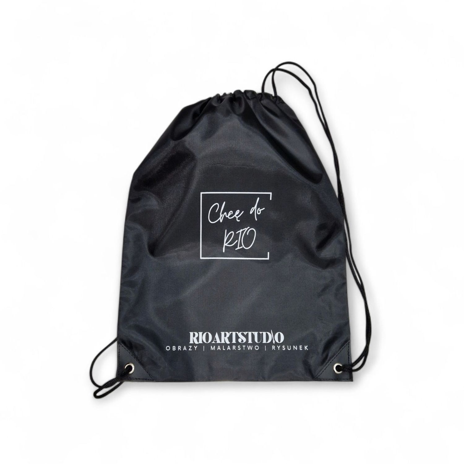 Worek / plecak "Chcę do RIO" z logo RIOARTSTUDIO