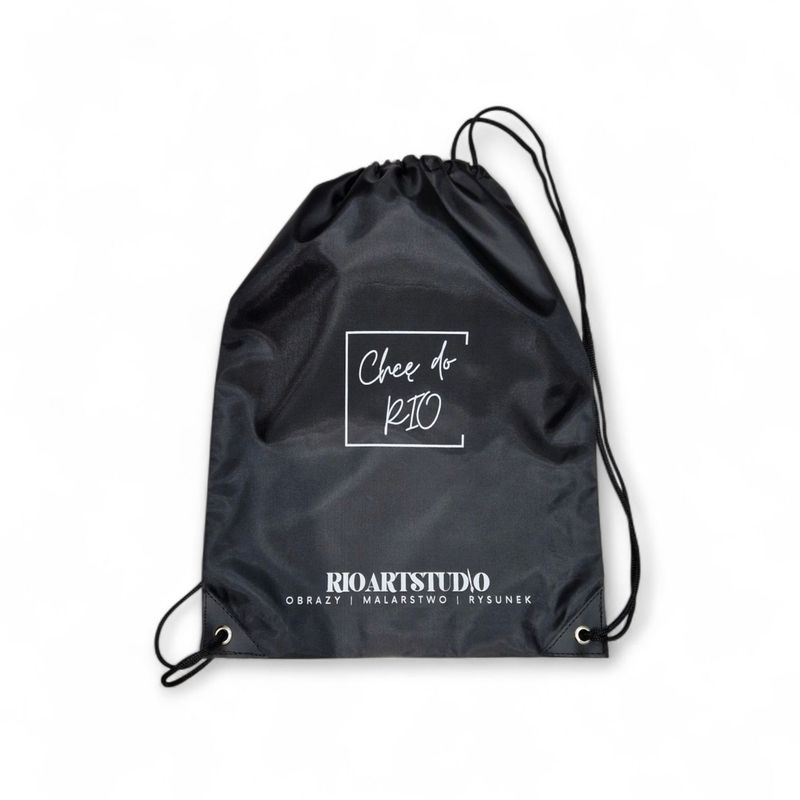 Worek / plecak "Chcę do RIO" z logo RIOARTSTUDIO