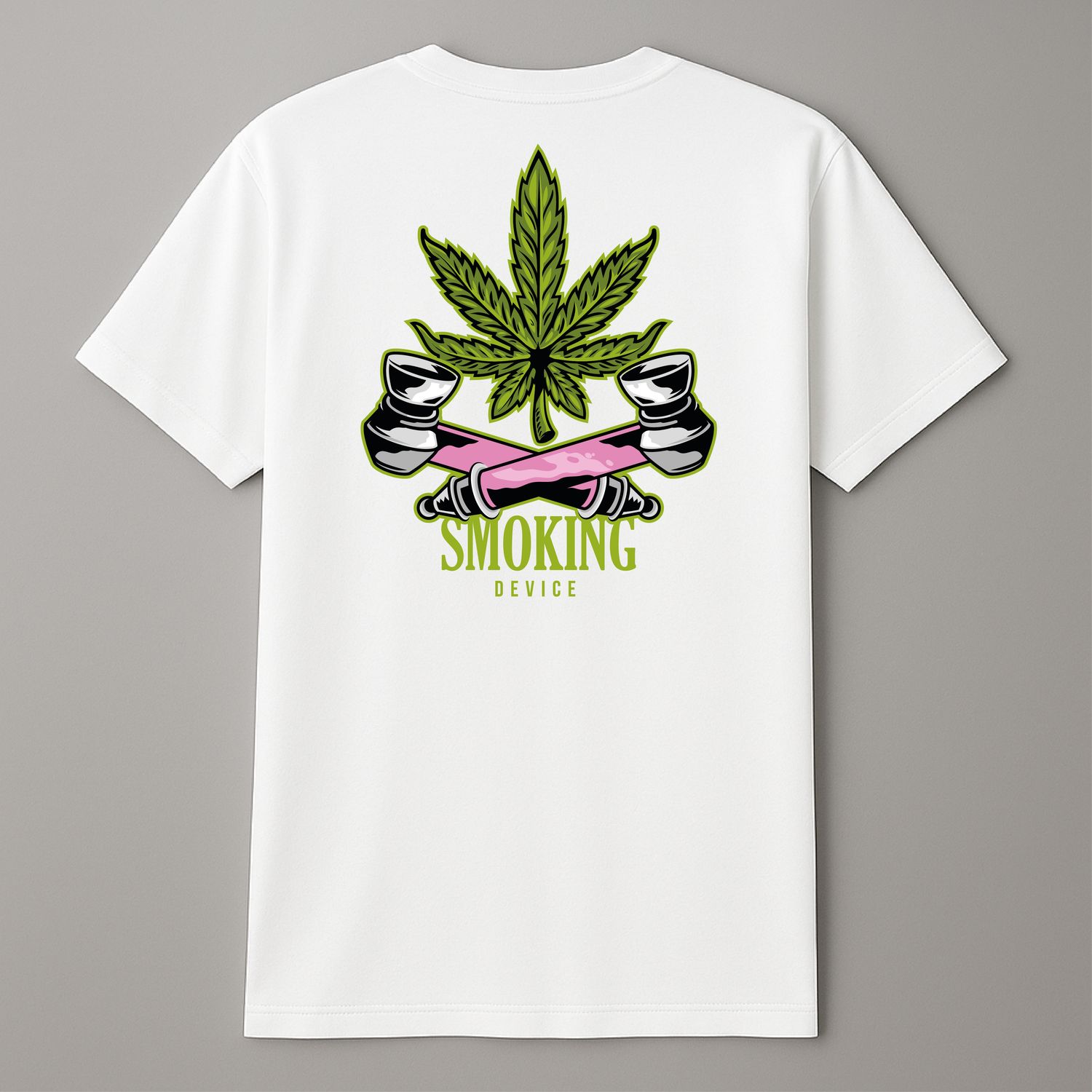 Koszula &quot;Smoking Weed Style&quot;  Biała