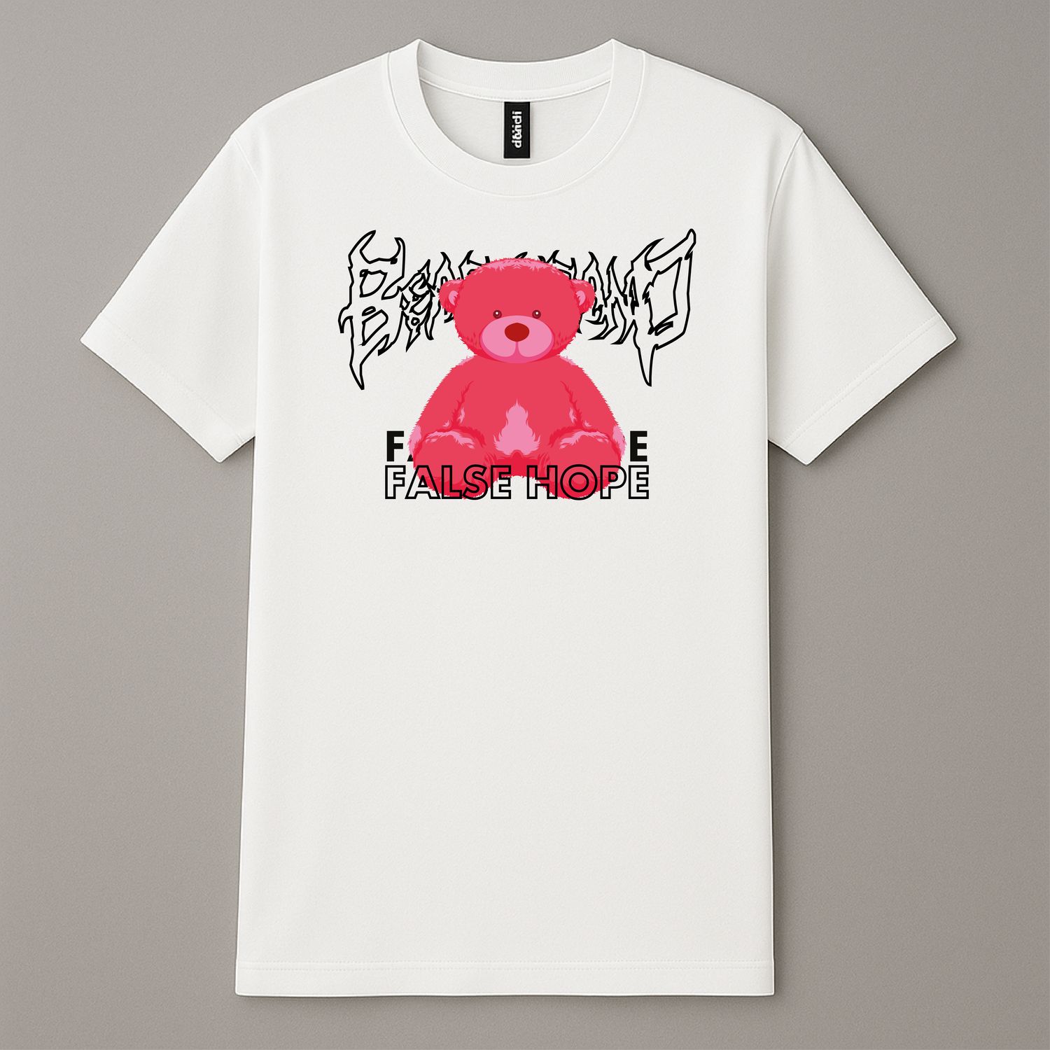 Koszula  &quot;Gothic Bear&quot; Biała