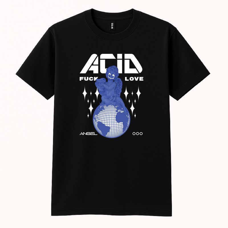 Koszula &quot;Acid Seraph&quot;  Czarna