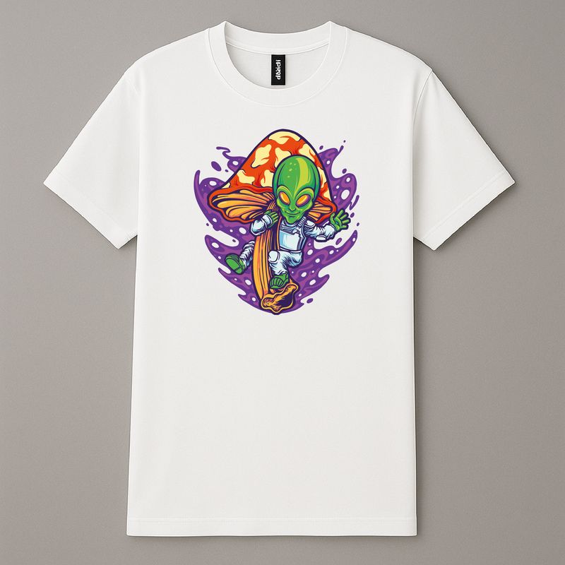 Koszula &quot;Alien Trip&quot;  Biała