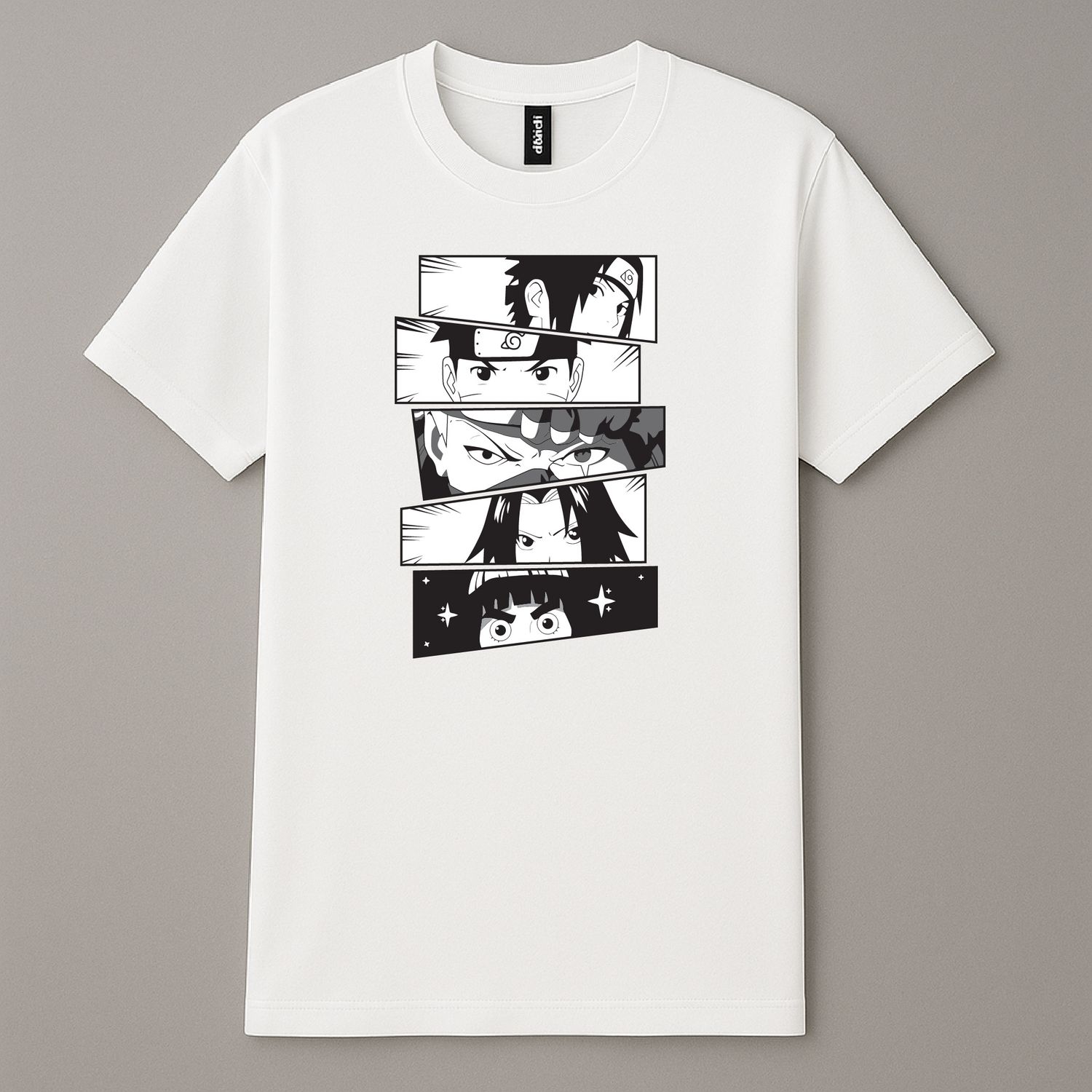 Koszula &quot;Anime Oczy&quot;  Biała