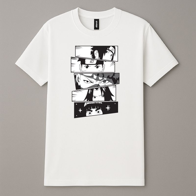 Koszula &quot;Anime Oczy&quot;  Biała