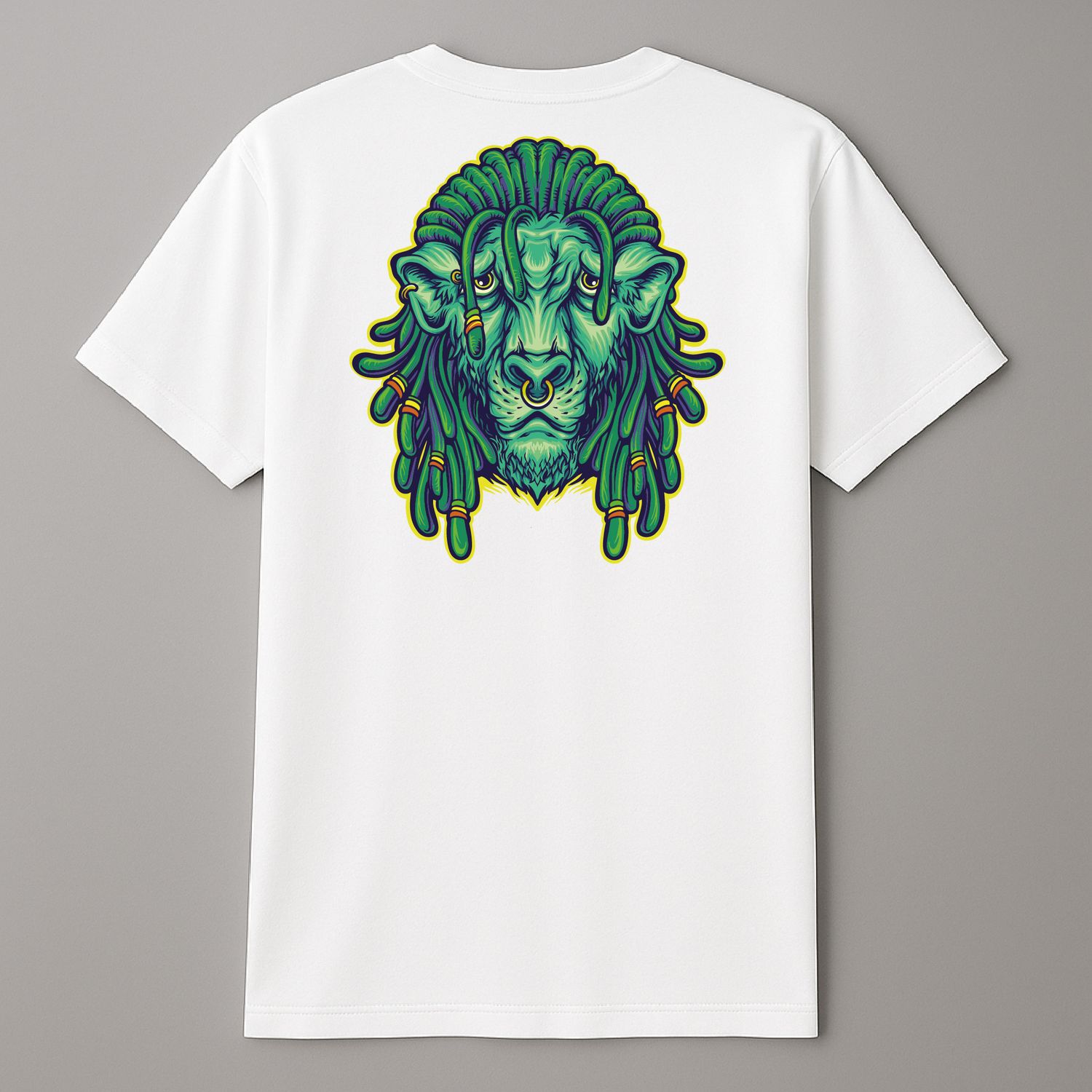 Koszula &quot; Cosmic Creature Vibes&quot;  Biała