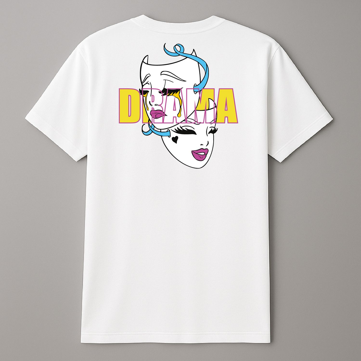 Koszula &quot;Drama Mask&quot; Biała