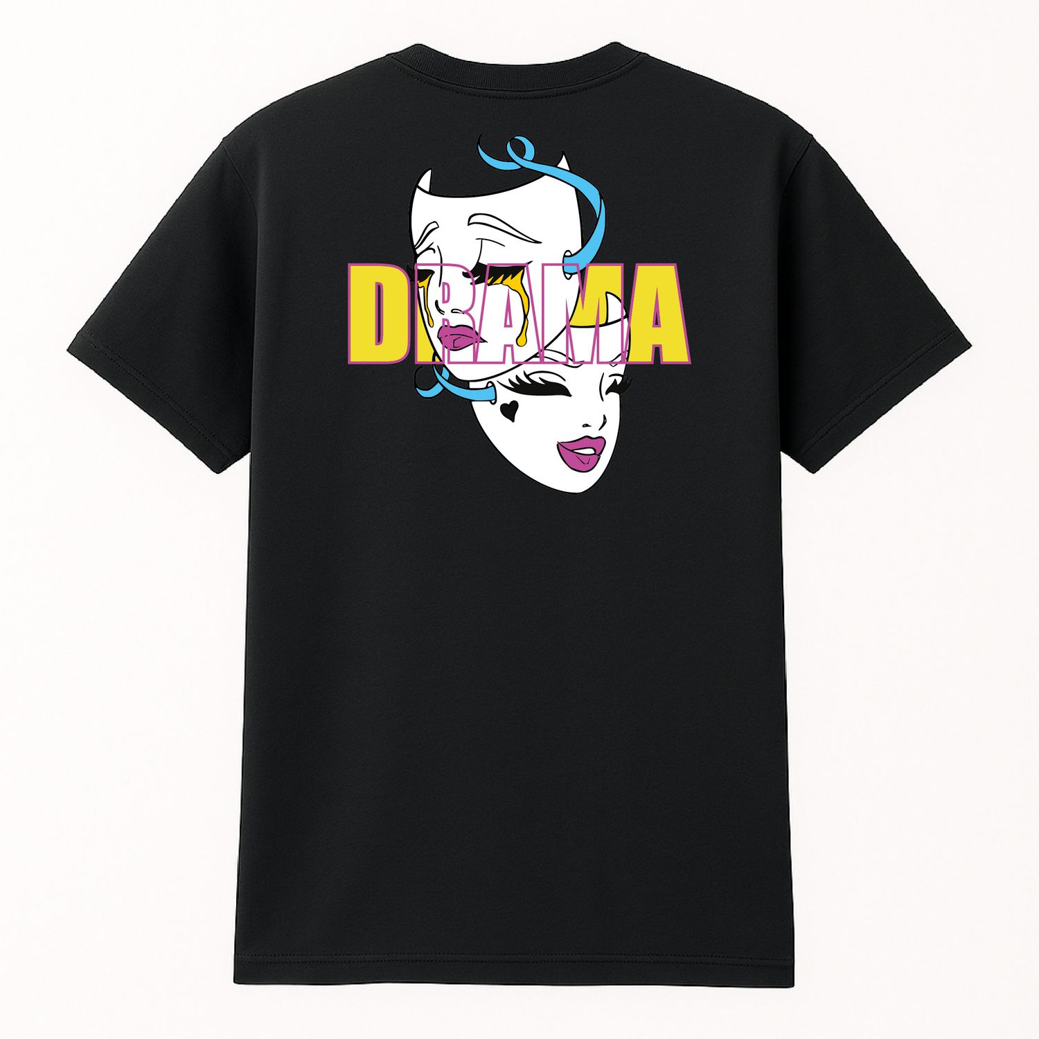 Koszula &quot;Drama Mask&quot; Czarna