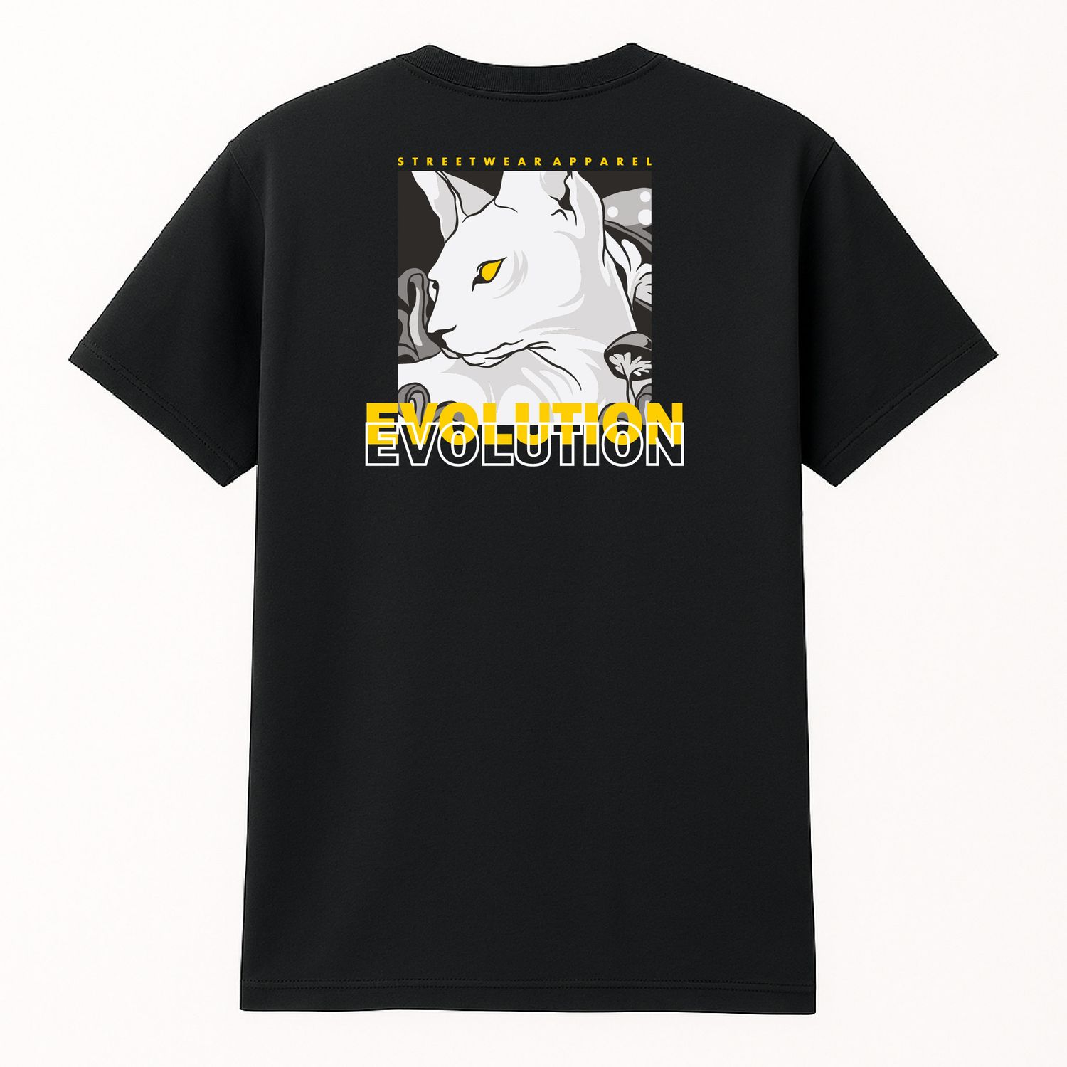 Koszula &quot;Evolution Cat&quot; Czarna