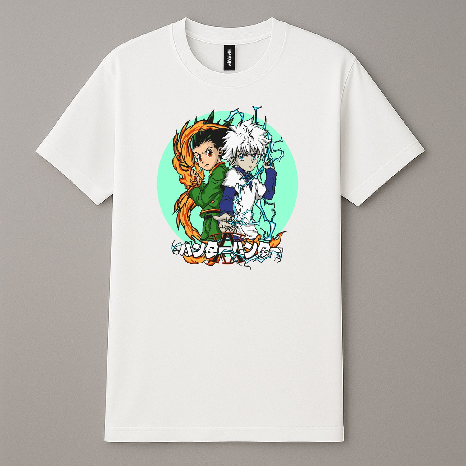 Koszula &quot;Gon &amp; Killua&quot; Biała